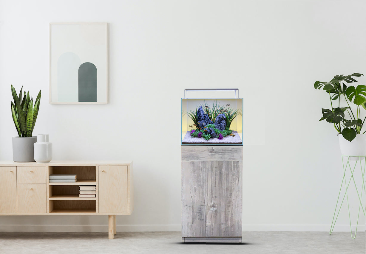 SereneSun RGB+W Freshwater Aquarium and Terrarium LED Light 18" to 24" - White Edition