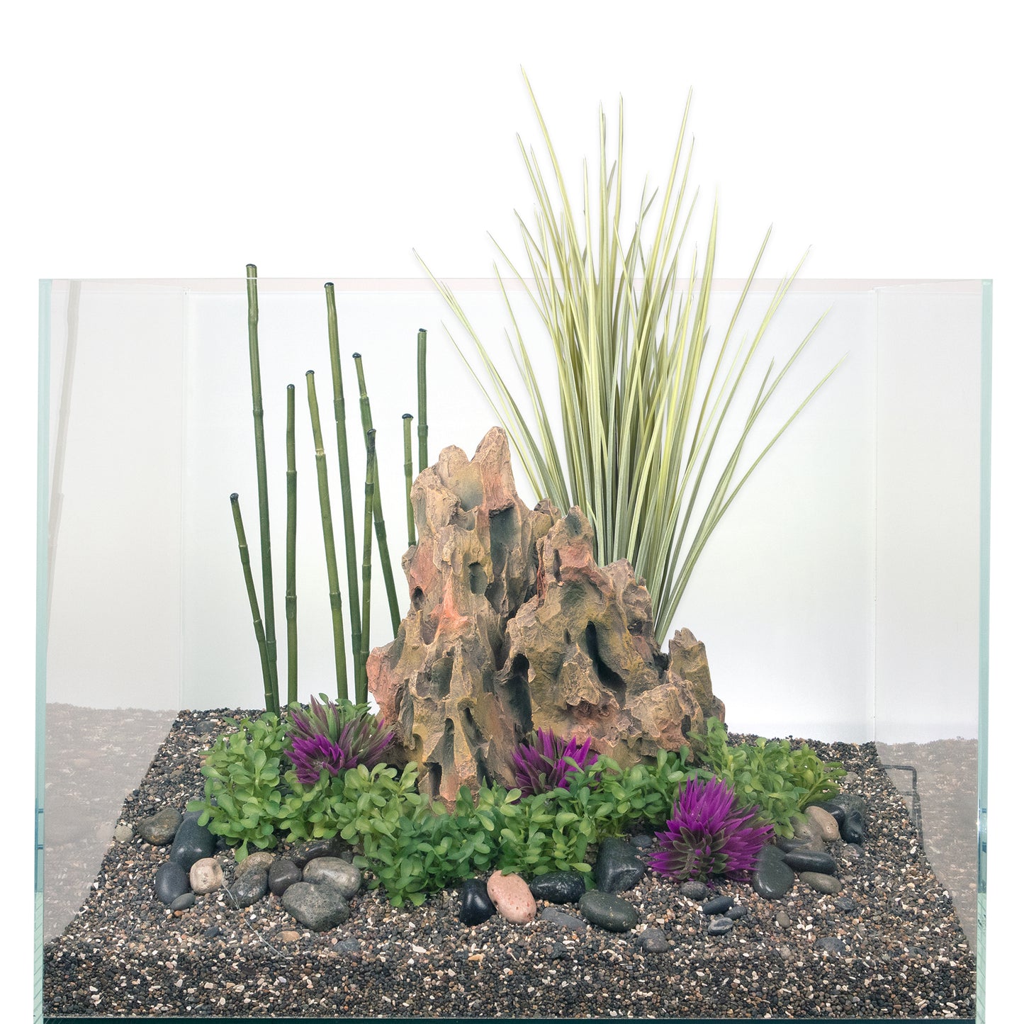 Extra Tall Green Reed Grass with Weighted Base