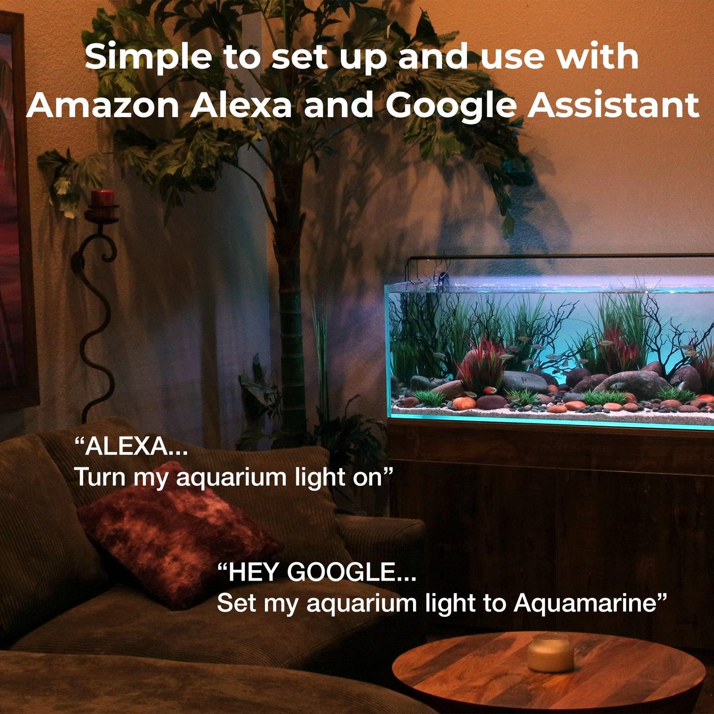 Current Vita ColorPlus Smart Aquarium Light with Voice Control (Alexa and Google Home Compatible) - Vita