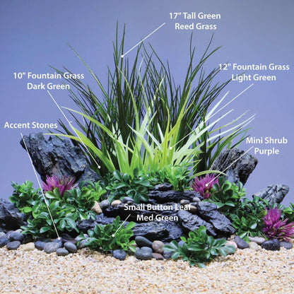Fountain Grass Light Green with Weighted Base - Vita