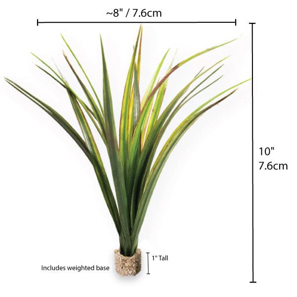 Fountain Grass Dark Green with Weighted Base.