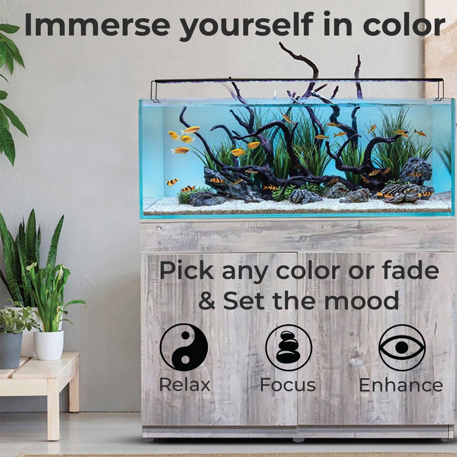 Serene ColorCast Smart Aquarium Background LED Light – Vita